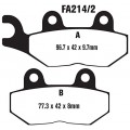 EBC Brakes Double-H Sintered Superbike Brake Pads Rear - FA214/2HH EBC Brakes Double-H Sintered Superbike Brake Pads Rear - FA214/2HH